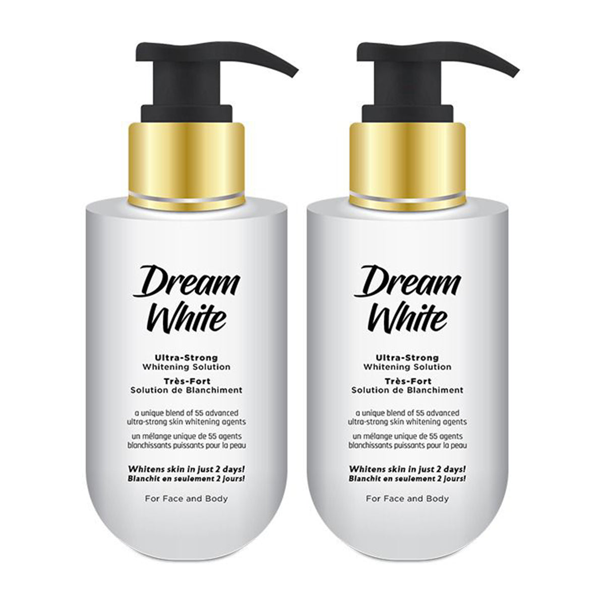 Dream White Ultra-Strong Whitening Solution For Face & Body 100ml (Pack Of 2)