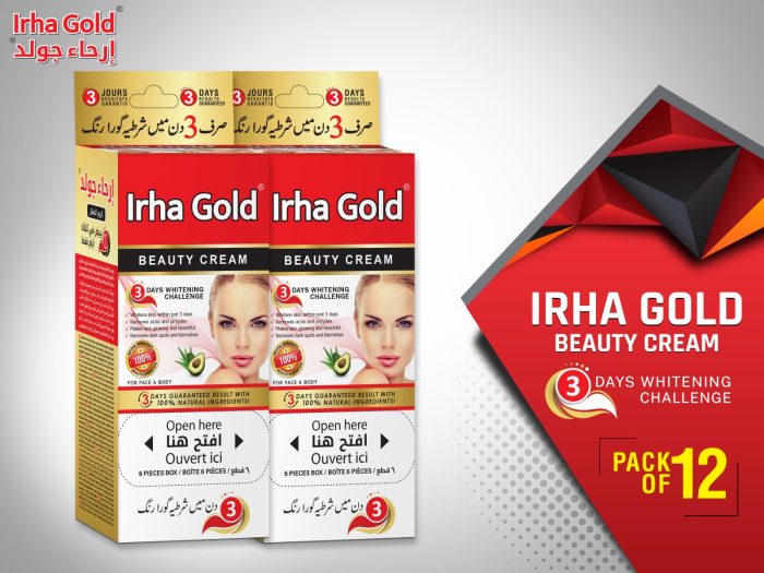 Irha Gold Beauty Cream (Pack Of 12)