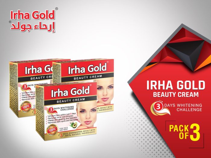 Irha Gold Beauty Cream (Pack Of 3)