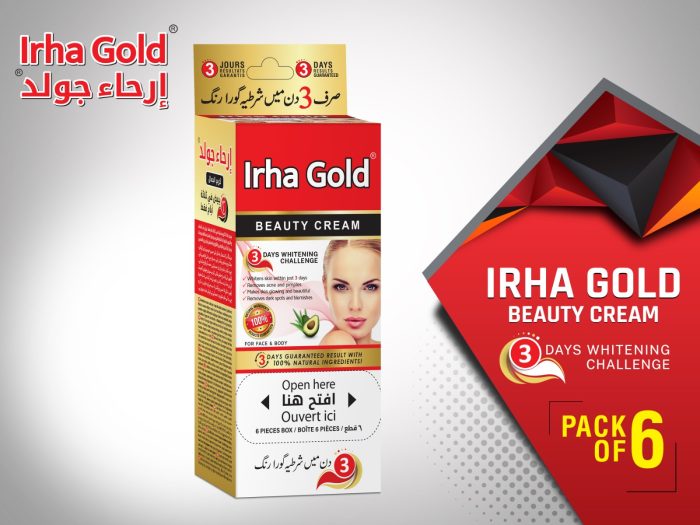 Irha Gold Beauty Cream (Pack Of 6)