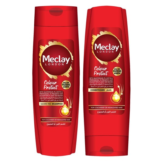 Meclay London Colour Protect Shampoo 185ml + Conditioner 180ml Pair Box