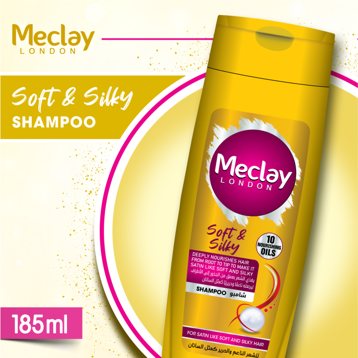 Meclay London Soft & Silky Shampoo 185ml