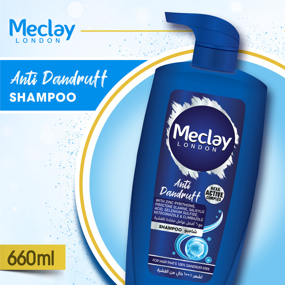 Meclay London Anti Dandruff Shampoo 660ML