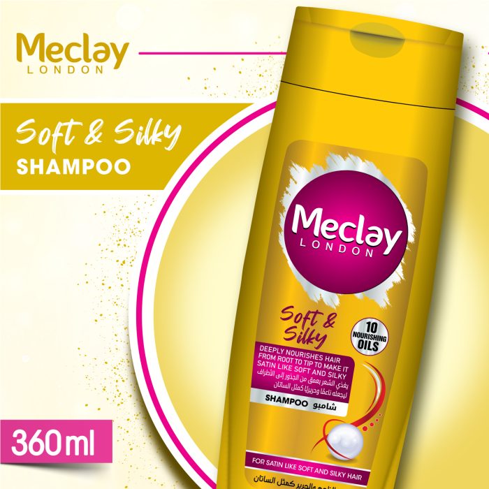 Meclay London Soft & Silky Shampoo 360ml