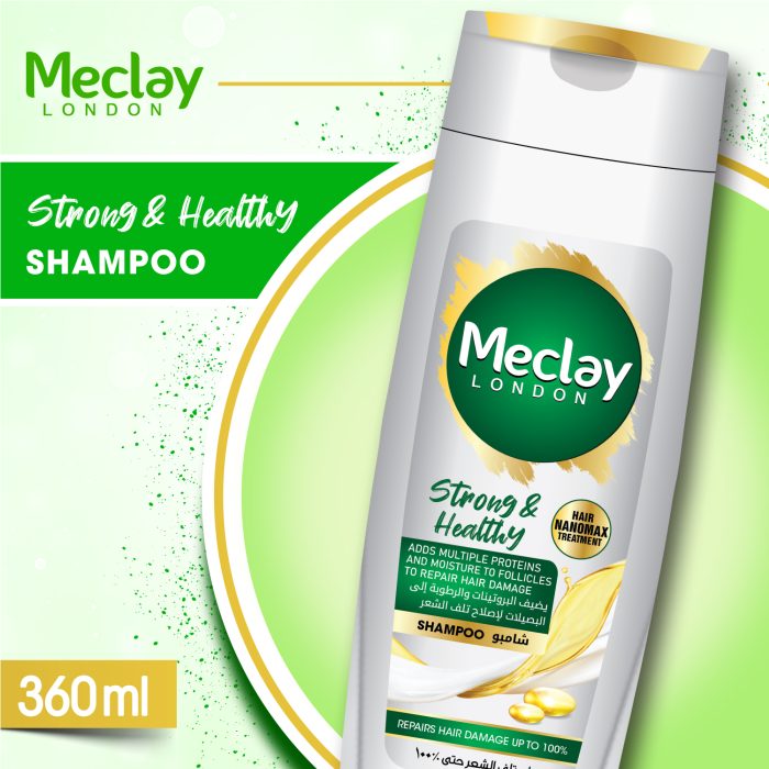 Meclay London Strong & Healthy Shampoo 360ml