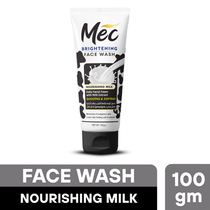 Mec Brightening Nourishing Milk Face Wash 100gm