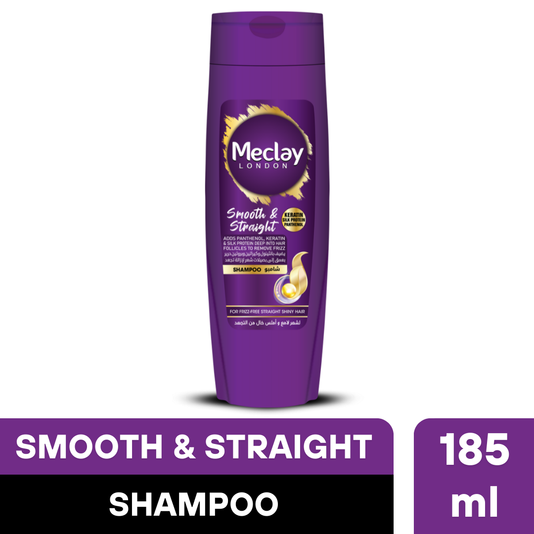 Meclay London Smooth & Straight Shampoo 185ml