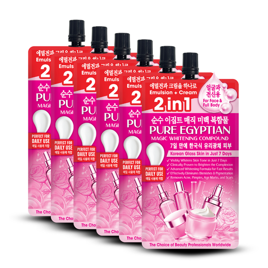 Pure Egyptian Magic Whitening Compound 50gm (Pack of 06)