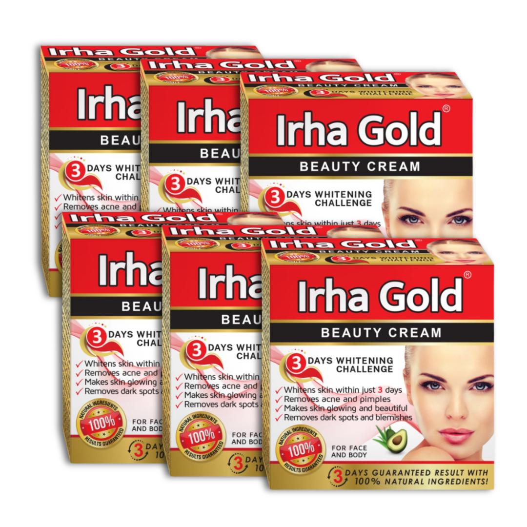 Irha Gold Beauty Cream (Pack Of 6)