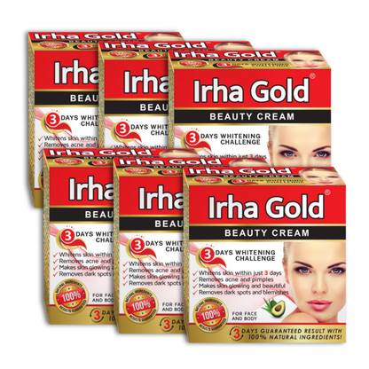 Irha Gold Beauty Cream (Pack Of 6)