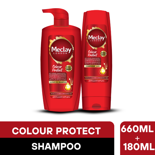 Meclay London Colour Protect Shampoo 660ml + Conditioner Pair Box (Save Rupees 200)