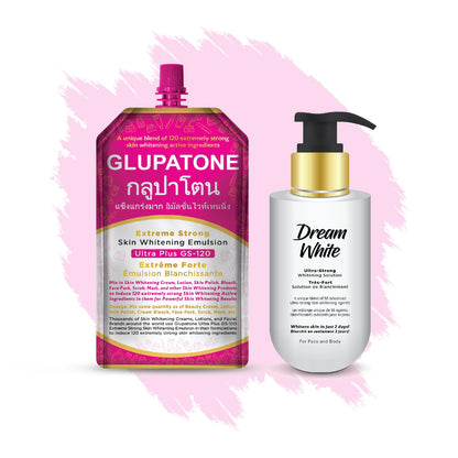 GLUPATONE Extreme Strong Emulsion 50ml With Dream White Solution 100ml