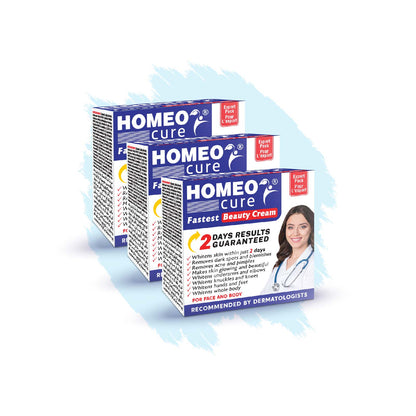 Homeo Cure Beauty Cream Highly Concentrated Fastest 2 Days Results Guaranteed (Pack Of 3 )