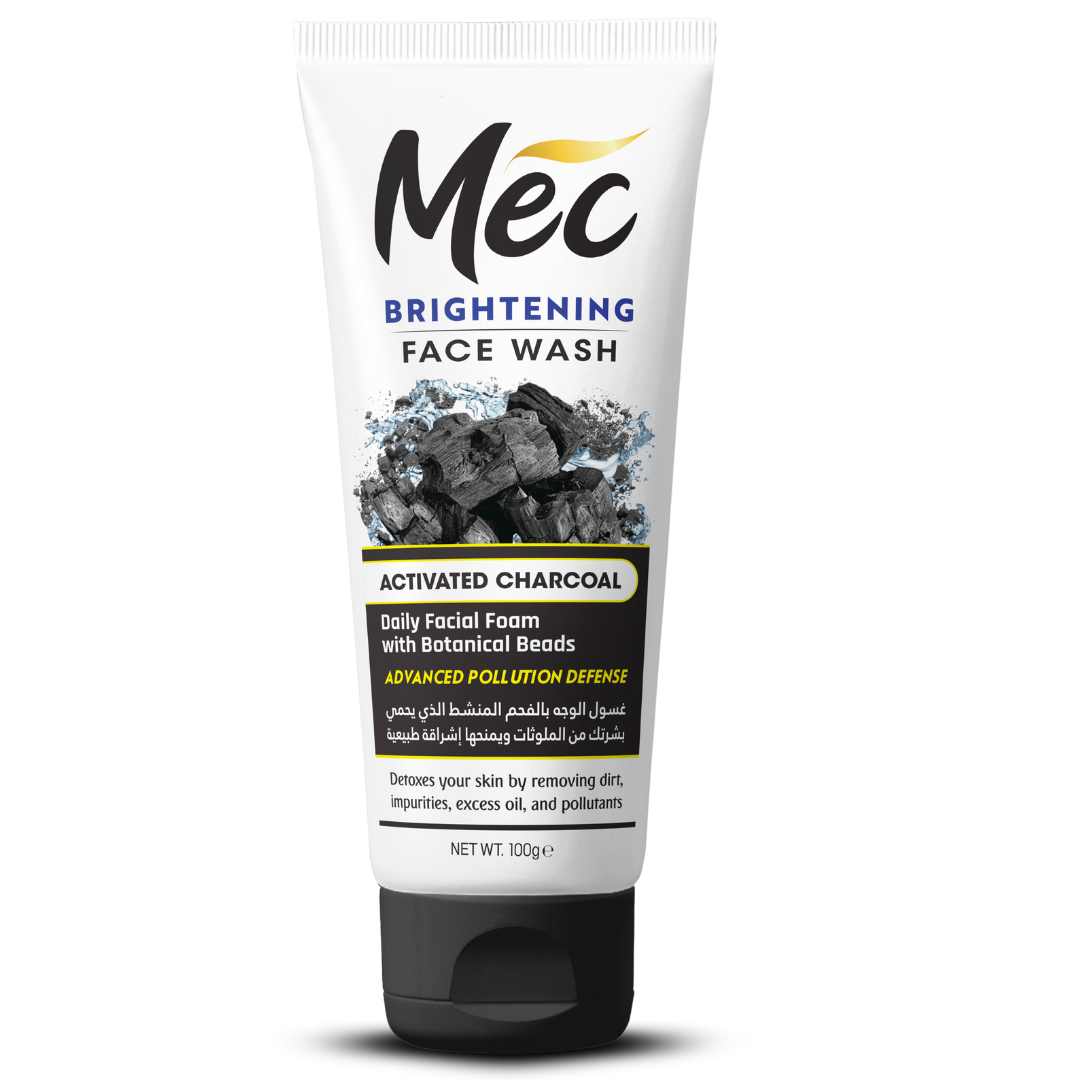 Mec Brightening Activated Charcoal Face Wash 100gm