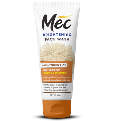 Mec Brightening Rice Face Wash 100gm