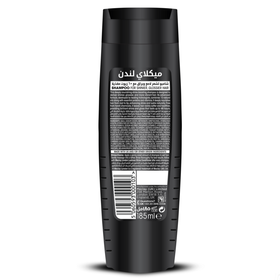 Meclay London Lustrous Shine Shampoo 185ml