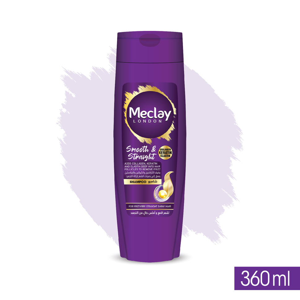 Meclay London Smooth & Straight Shampoo 360ml