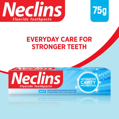 Neclins Flouride Toothpaste 75g (Pack of 01)