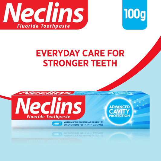 Neclins Fluoride Toothpaste 100g (Pack of 01)
